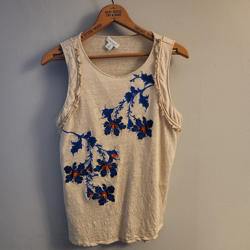 Linen sleeveless top
